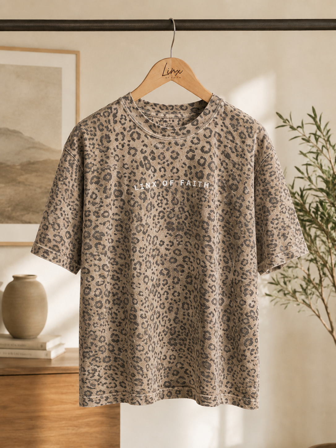 Boxy Cheetah Shirt ￼
