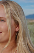 Pearl Hoop Earrings
