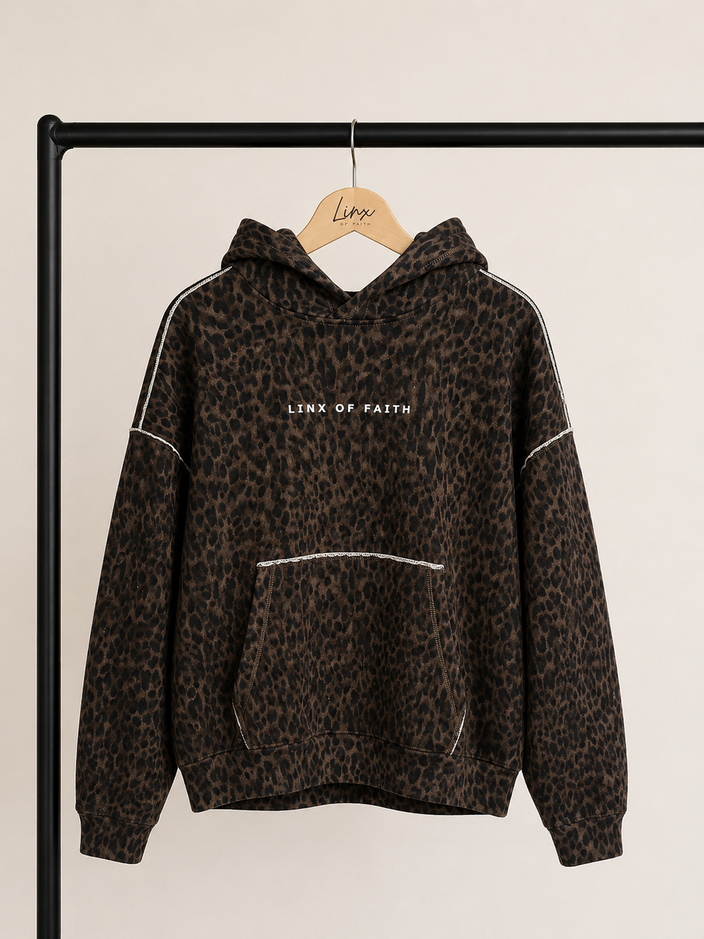 Leopard Hoodie ￼