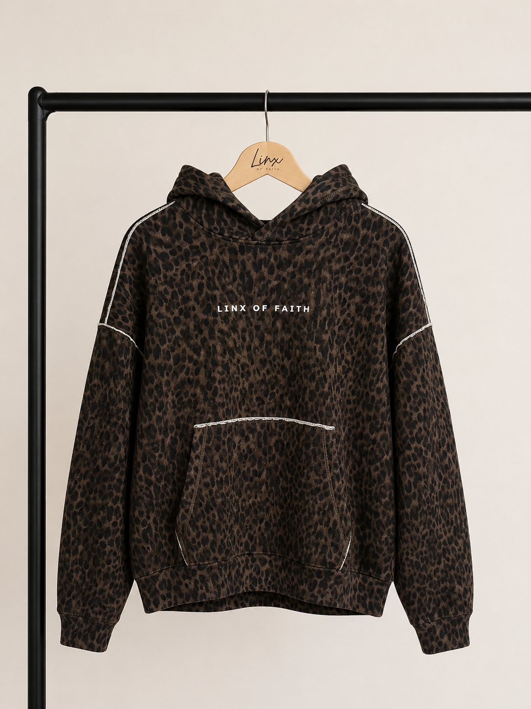 Leopard Hoodie ￼