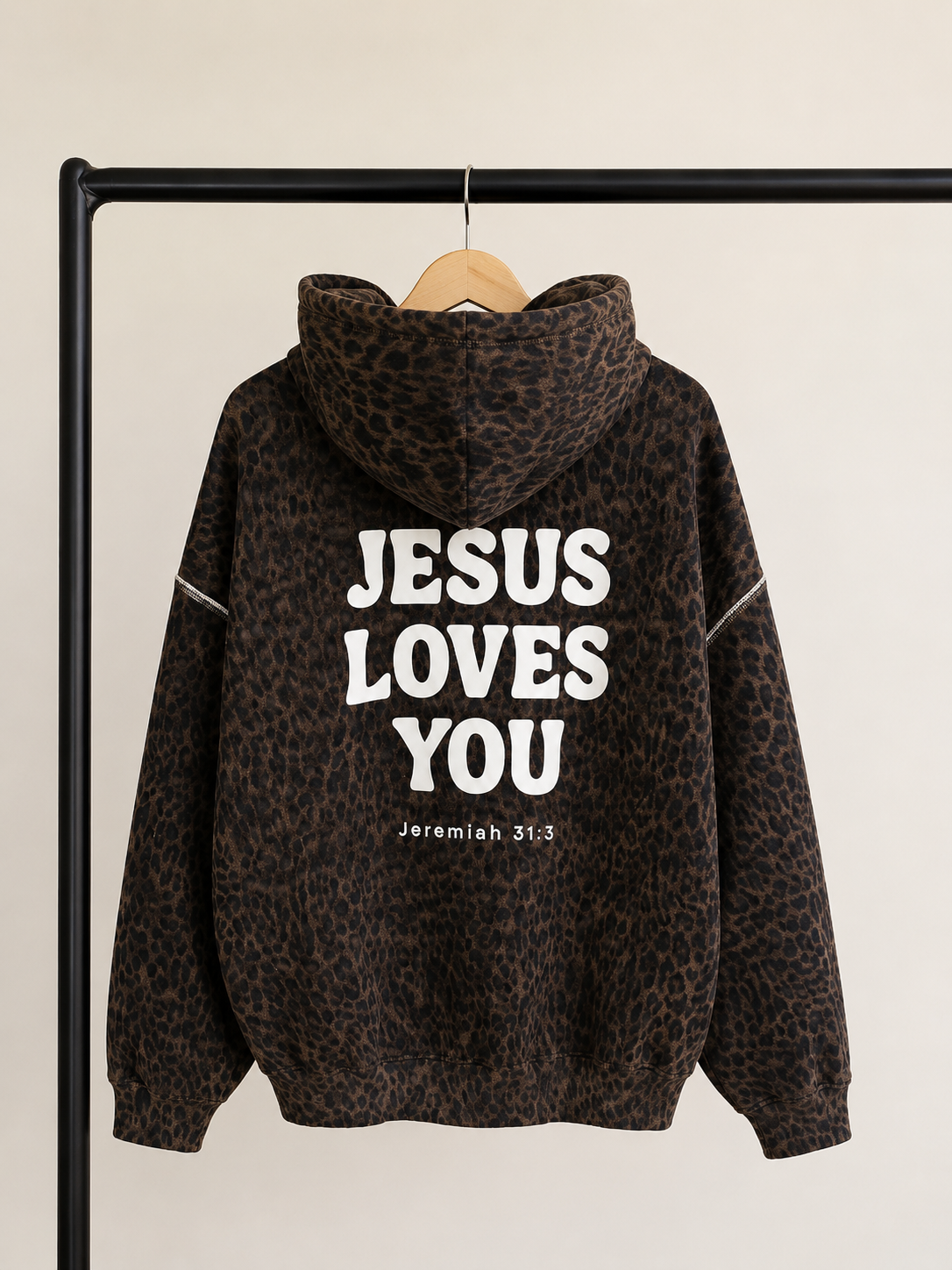 Leopard Hoodie ￼